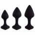 Ensemble de Dildos Anaux FeelzToys Bibi - Noir (3 Pièces)