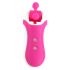 FEELZTOYS Clitella - Vibromasseur rechargeable, rotation, stimulation orale (rose)