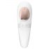 Satisfyer Pro 4 Couples - nabíjecí párový vibrátor a stimulátor klitorisu (bílý)