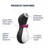 Satisfyer Penguin - nabíjecí, vodotěsný stimulátor klitorisu (černo - bílý)