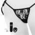 O MonSecret - Tanga vibrante rechargeable (noire, S-L)