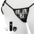 O MonSecret - Tanga vibrante rechargeable (noire, S-L)