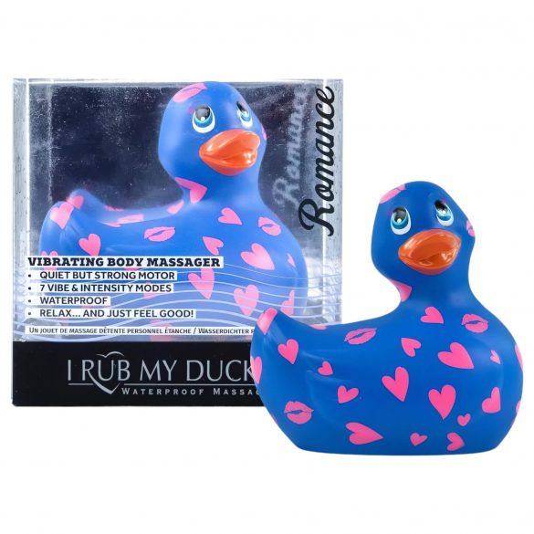 Mon Canard Romance 2.0 - Vibrateur Clitoridien Étanche (Bleu-Rose)