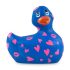 Mon Canard Romance 2.0 - Vibrateur Clitoridien Étanche (Bleu-Rose)