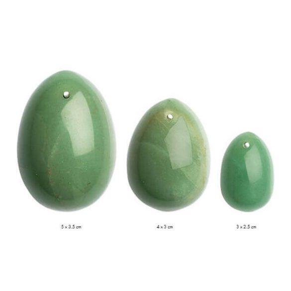 La Gemmes Yoni - jade Yoni-eiballen set (3 stuks)