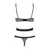 Obsessive Bondy - ketting-body (zwart) (S-M)