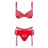 Obsessive Heartina - ensemble de lingerie (rouge) - L/XL