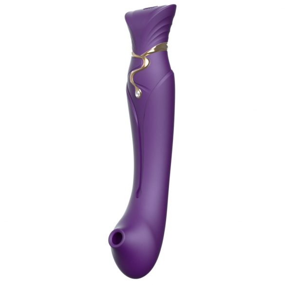 ZALO Queen - vibrateur pour point G et clitoris à impulsions (violet)