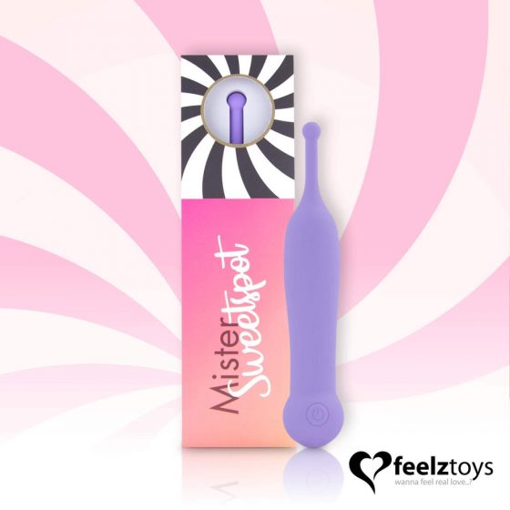 FEELZTOYS Mister Sweetspot - dobíjecí, vodotěsný vibrátor na klitoris (fialový)