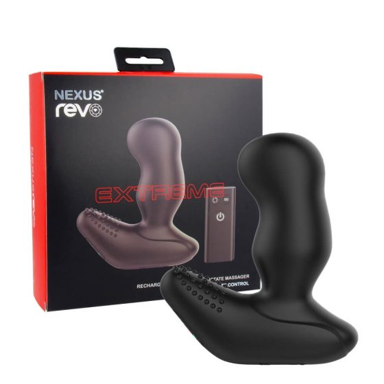 Nexus Revo Extreme - dobíjecí, rádiem řízený, rotační vibrátor na prostatu (černý)