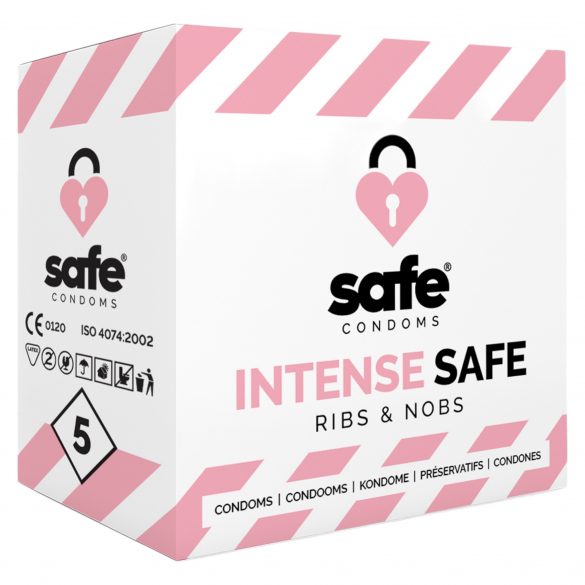 SAFE Intense Safe - préservatif texturé (5 pcs)