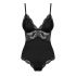 Obsessive 810-TED-1 - body en dentelle extensible (noir)