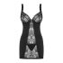 Heartina Obsessive - nuisette avec string (noir) - L/XL