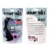 FEELZTOYS Bunny Tails - plug anal en métal avec queue de lapin (argent-violet)