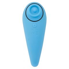   FEELZTOYS Femmegasm - dobíjecí, vodotěsný vaginální a klitorální vibrátor (modrý)