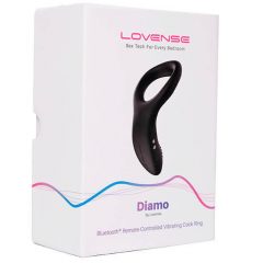   LOVENSE Diamo - chytrý dobíjecí vibrační kroužek na penis (černý)