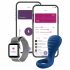 OHMIBOD Bluemotion Nex 3 - chytrý dobíjecí vibrační kroužek na penis (modrý)