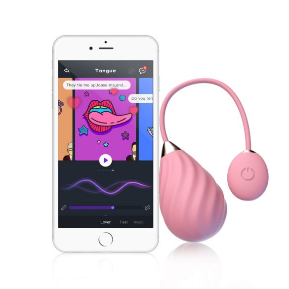 Magic Motion Sundae - œuf vibrant intelligent rechargeable (rose)