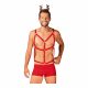 Obsessive Mr Reindy - costume de renne homme (3 pièces) - rouge