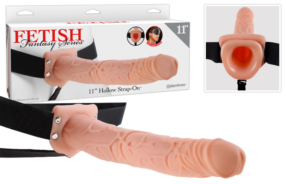 Fetish Strap-on 11 - připínací dildo (přírodní barva)