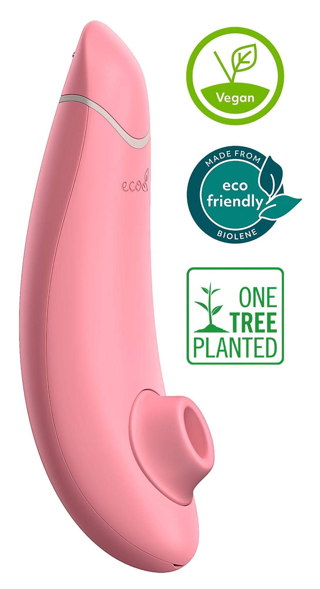 Womanizer Premium Eco - dobíjecí stimulátor klitorisu se vzduchovou vlnou (růžový)