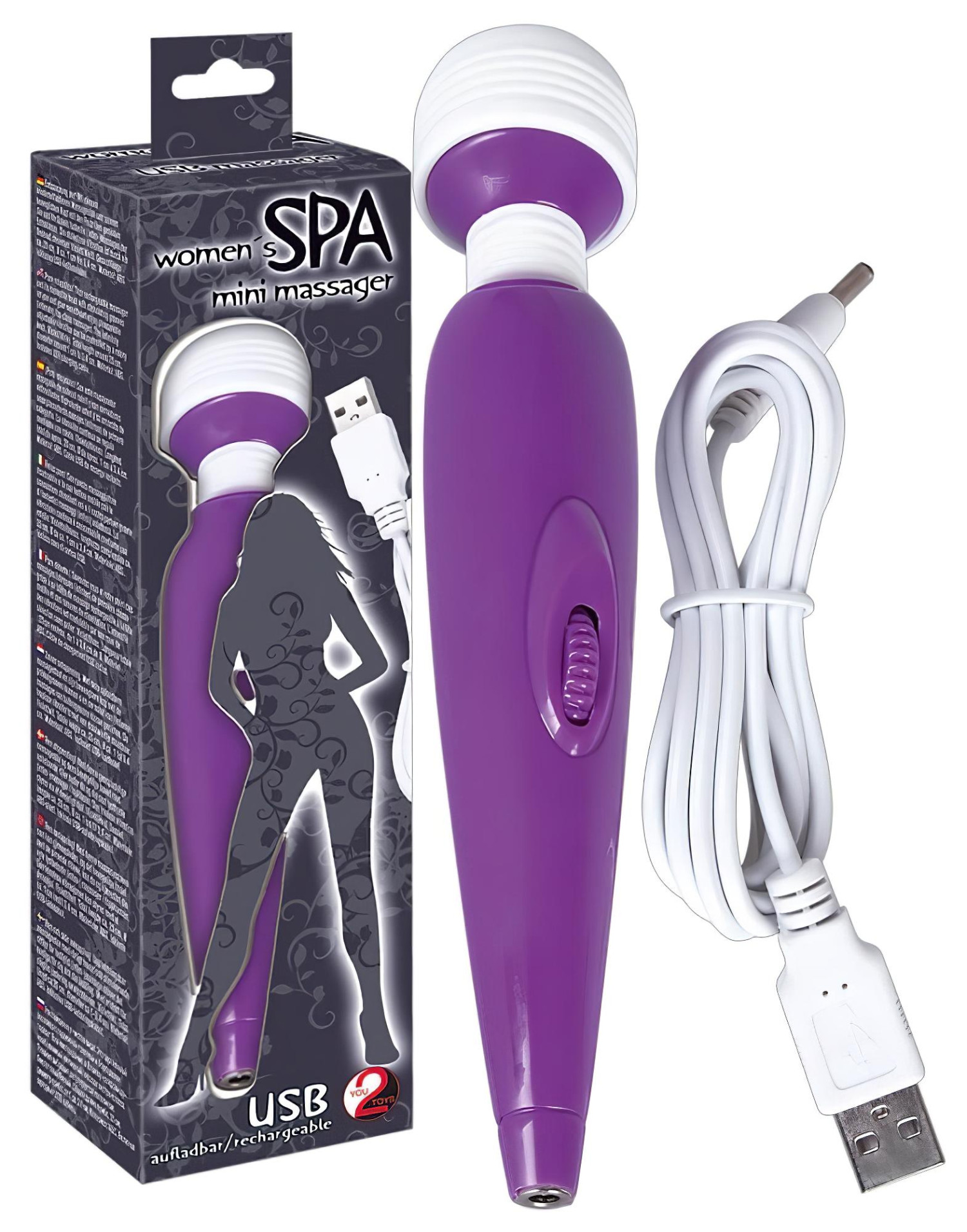 You2Toys WOMEN&#039;S Spa Mini Massager - vibrační masér s pohyblivou hlavou