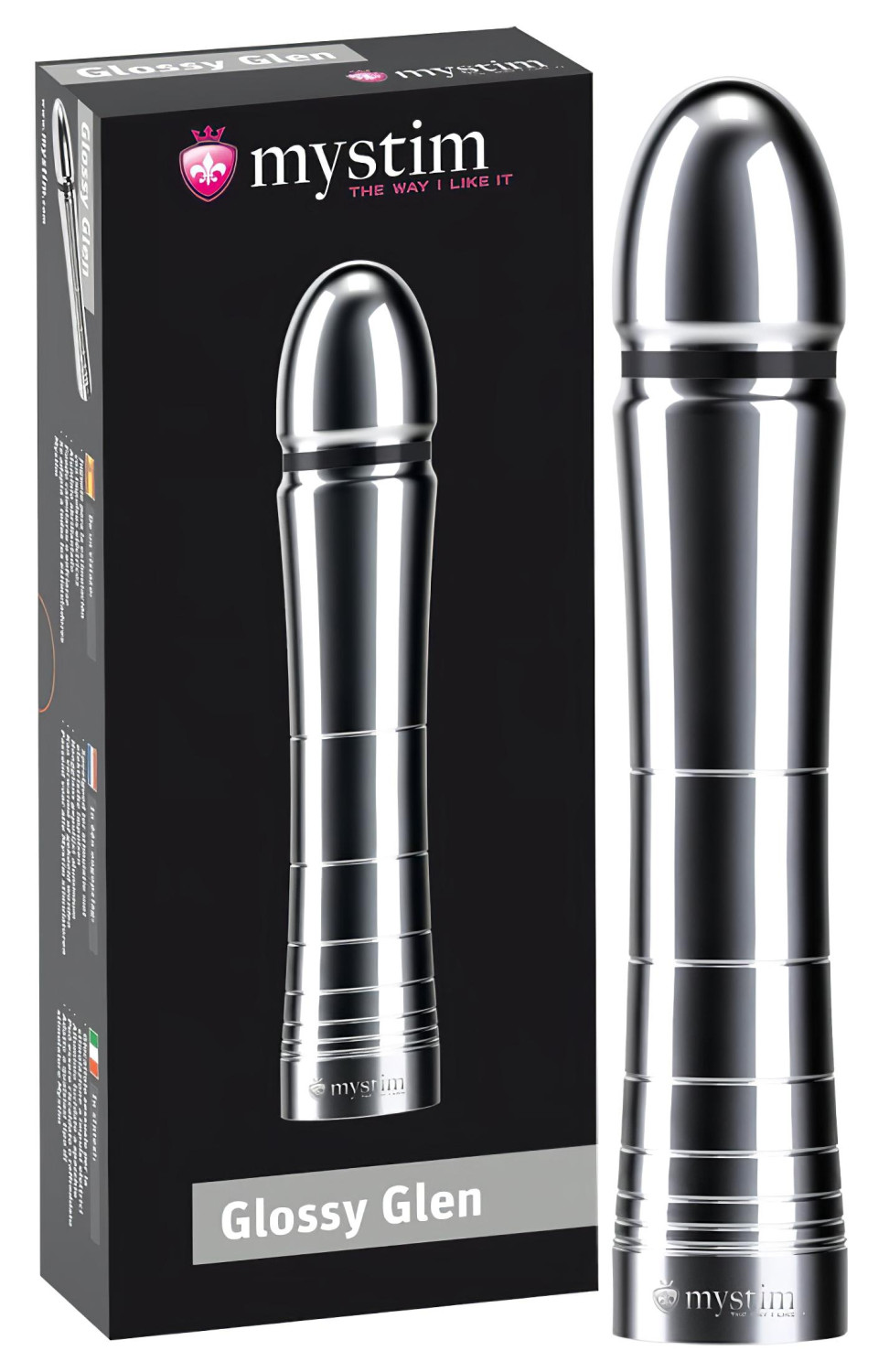 mystim Glossy Glen - elektrické dildo