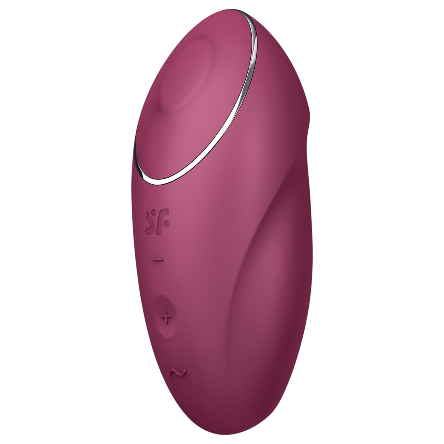 Satisfyer Tap &amp; Climax 1 - 2v1 vibrátor a stimulátor klitorisu (červený)