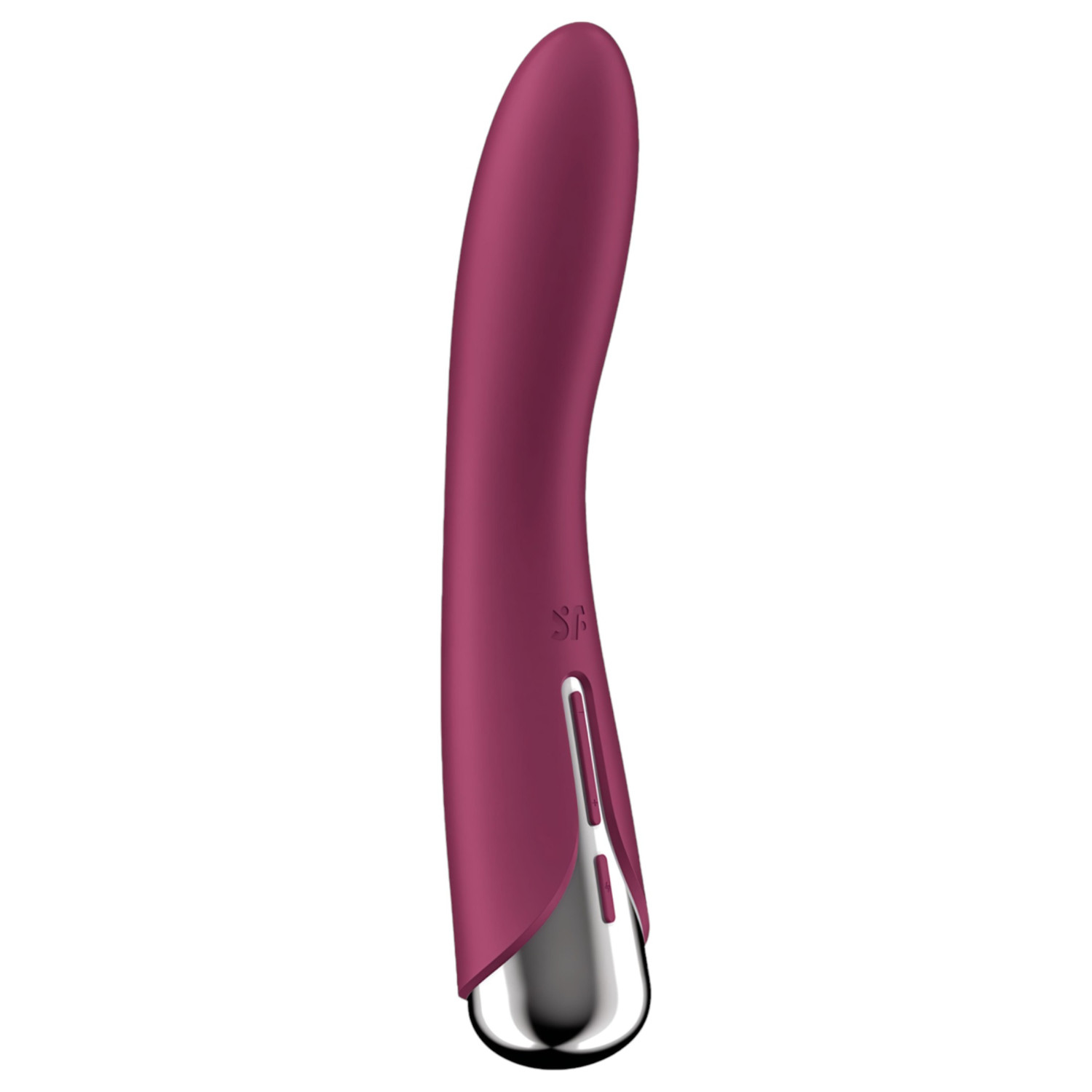 Satisfyer Spinning Vibe 1 - G-bodový vibrátor s rotační hlavicí (červený)