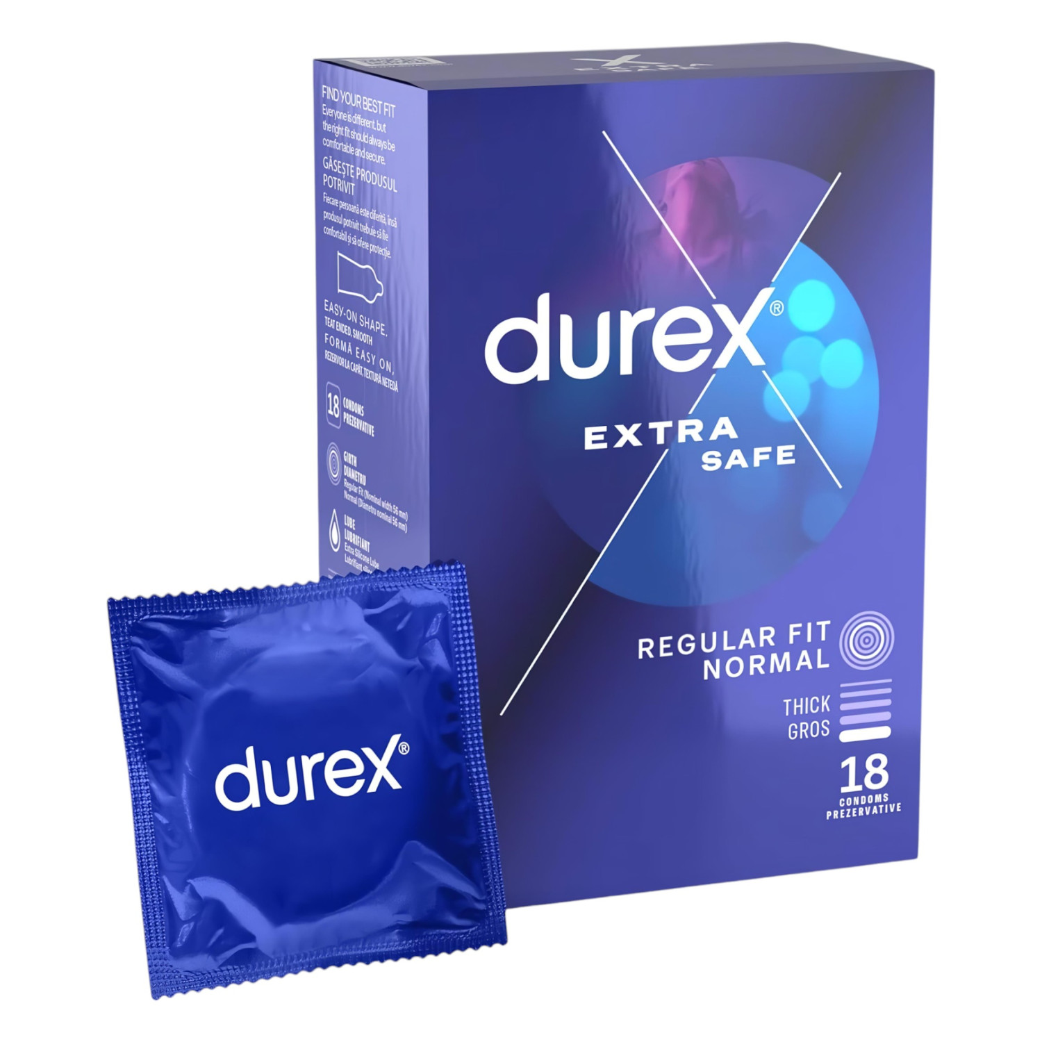 Durex Extra Safe - bezpečné kondomy (18ks)