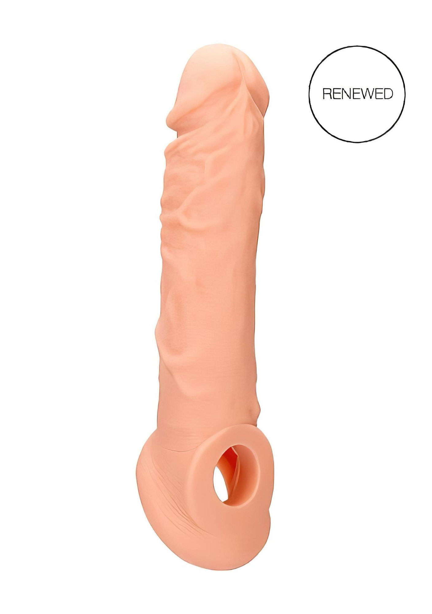 RealRock Penis Sleeve 8 - návlek na penis (21cm) - telová farba