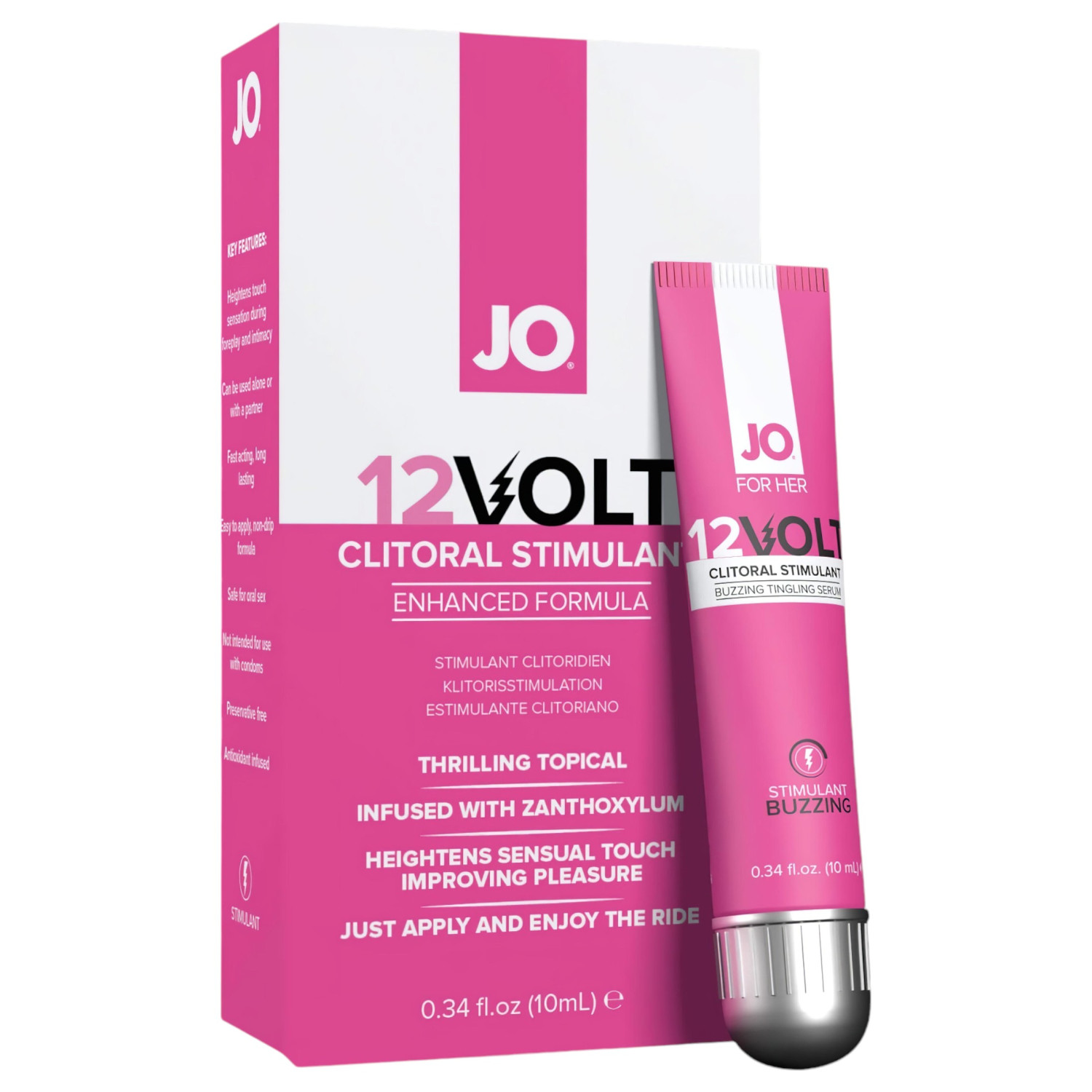 JO 12VOLT - intímni olej pro ženy (10ml)