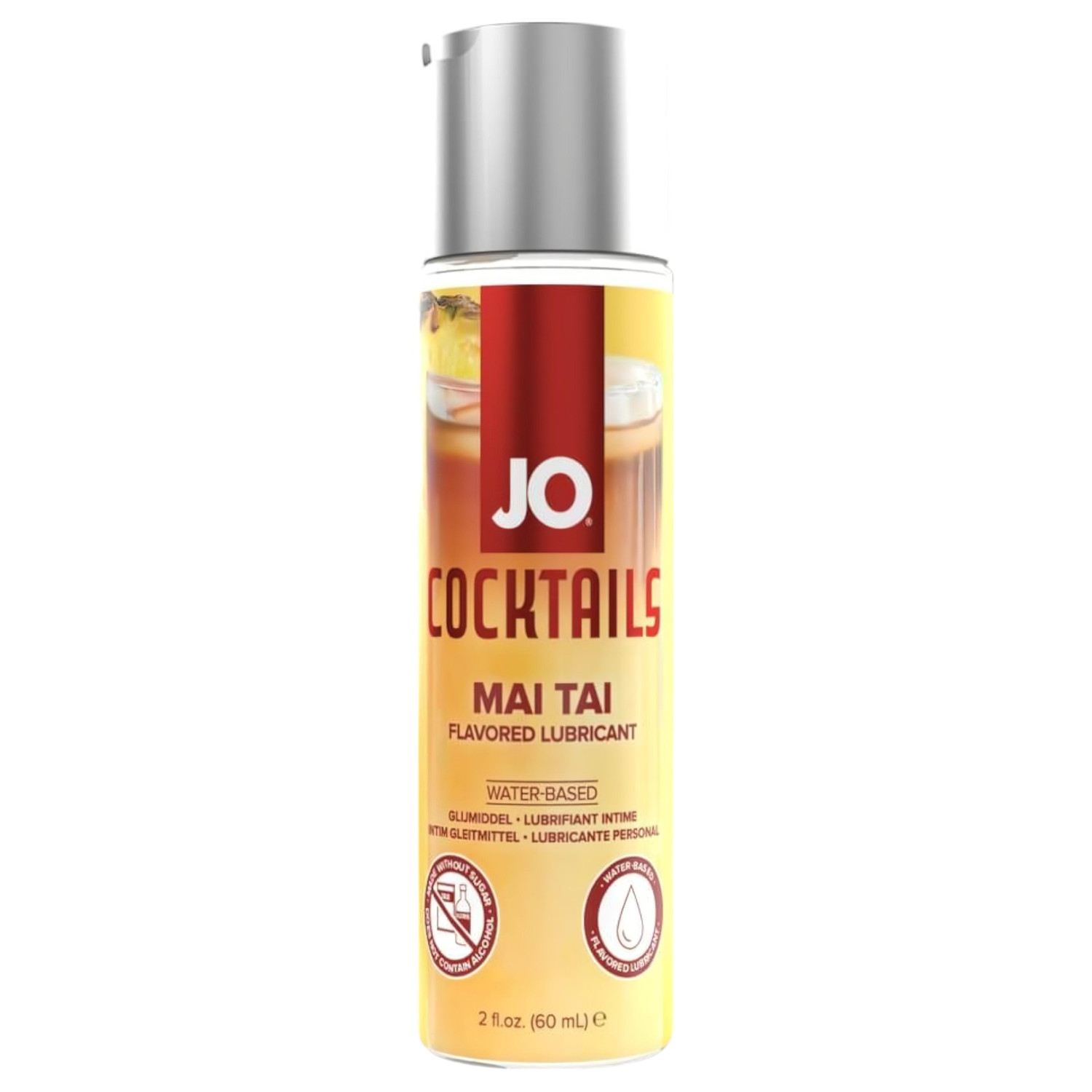 JO H2O Cocktails - lubrikační gel s příchutí mai tai (60 ml)